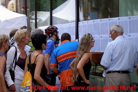 Cyclassics 2009 - Aushang Ergebnis