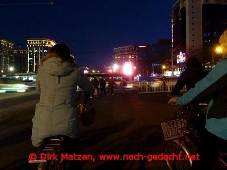 Radtour Peking, Nacht