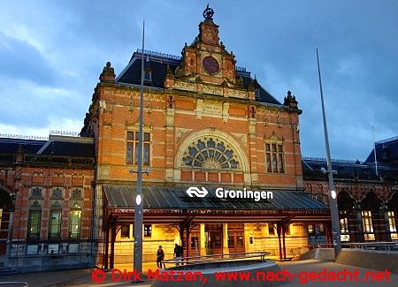 Groningen Bahnhof Aussenansicht