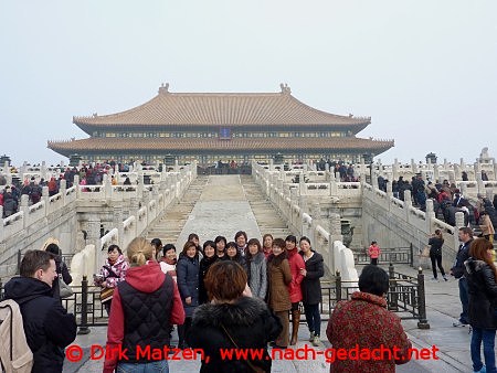 Peking, Kaiserpalast Halle der Hchsten Harmonie