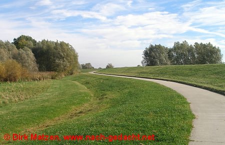Radweg an der Elbe bei Gosewerder