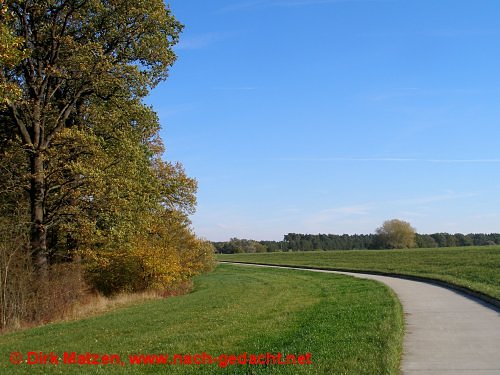 Radweg an der Elbe bei Wehningen