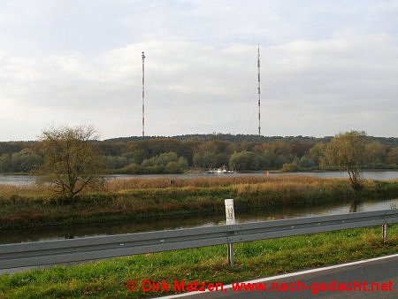 Beide Masten des Senders Hhbeck 2008