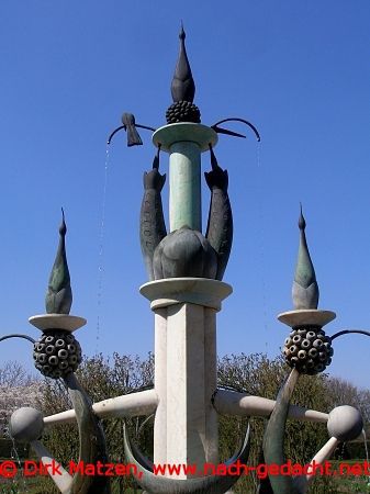 Berlin Britzer Garten, Brunnenaufbau