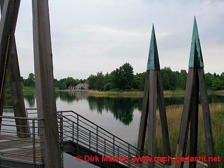 Berlin Britzer Garten, Blick von der Brcke