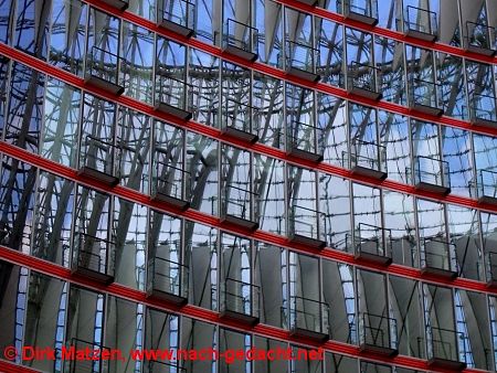 Potsdamer Platz, Sony Center Detailansicht
