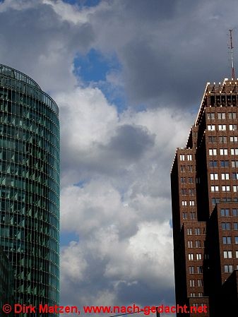Potsdamer Platz, Bahn-Tower und Kollhoff-Tower