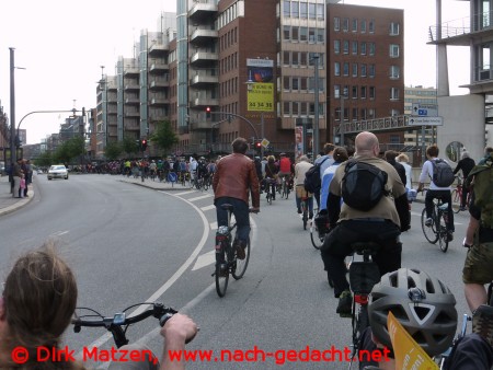 Fahrrad Sternfahrt Hamburg, Hafencity