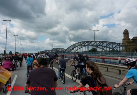 Fahrrad Sternfahrt Hamburg, Europabrcke