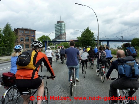 Fahrrad Sternfahrt Hamburg, Harburg