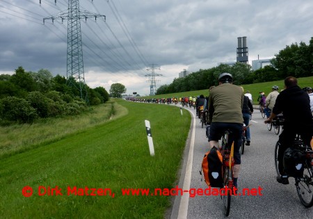 Fahrrad Sternfahrt Hamburg, Kraftwerk Moorburg