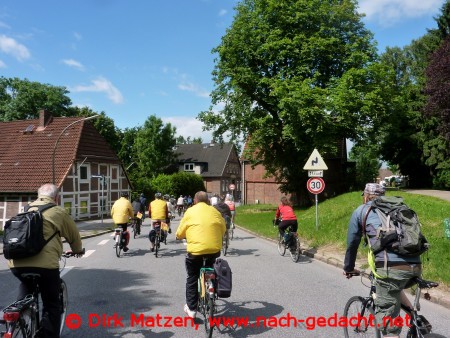 Fahrrad Sternfahrt Hamburg, Moorburg