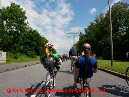 Fahrrad Sternfahrt Hamburg, Liegerder