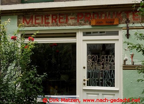 Hamburg Karolinenviertel Laden Junge Brause beim G20-Gipfel