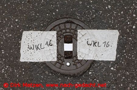 Hamburg Karolinenviertel, versiegelter Hydrant nach dem G20-Gipfel