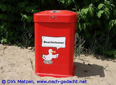 Hamburg Mlleimer-Sprche, Beachcleaner