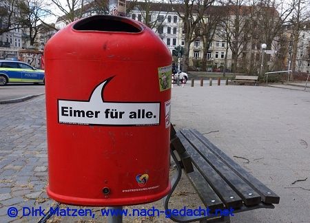 Hamburg Mlleimer-Sprche, Eimer fr alle