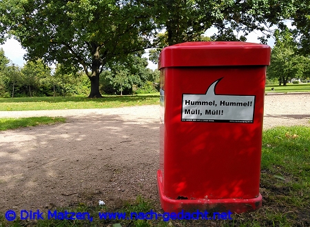 Hamburg Mülleimer-Sprüche, Hummel Hummel Müll Müll