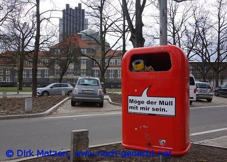 Hamburg Mülleimer-Sprüche, Möge der Müll mit mir sein