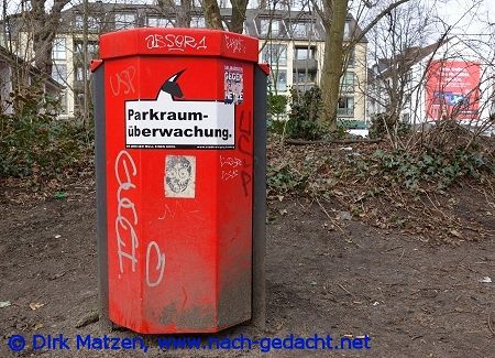 Hamburg Mlleimer-Sprche, Parkraumberwachung