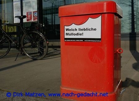 Hamburg Mülleimer-Sprüche, Welch liebliche Müllodie