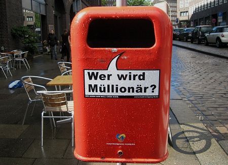 Hamburg Mülleimer-Sprüche, Wer wird Müllionär