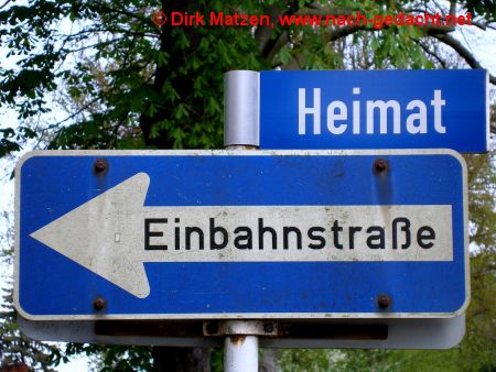 Hamburg Lokstedt - Heimat - Einbahnstrae