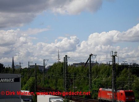 Hamburg Rothenburgsort, Blick zum Fernsehturm