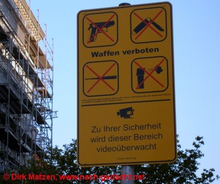 St. Georg, Waffenverbot Hansaplatz