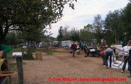 Elmshorn Streuobstwiesenfest, Abbau nach dem Fest