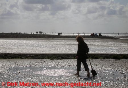 Nordseelauf Cuxhaven, im Watt