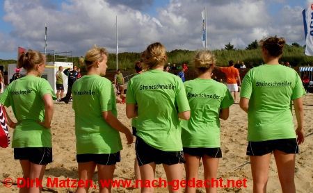 Cuxhaven, Steinschmeier beim Beachhandball