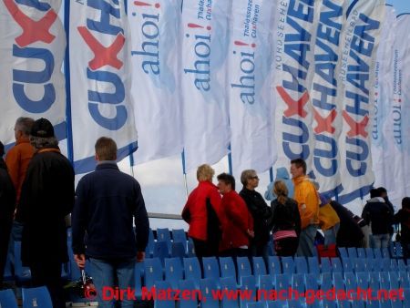 Nordseelauf Cuxhaven, Wind im Stadion