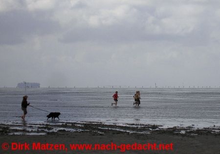 Nordseelauf Cuxhaven, Läufer vor dem Ziel
