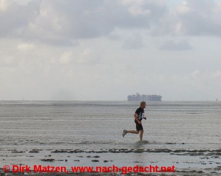 Nordseelauf Cuxhaven, Läufer im Watt