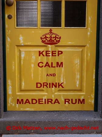 Funchal, Rua Santa Maria 228, bemalte Tr