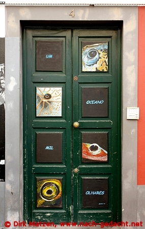 Funchal, Travessa Joo Caetano 4, bemalte Tr