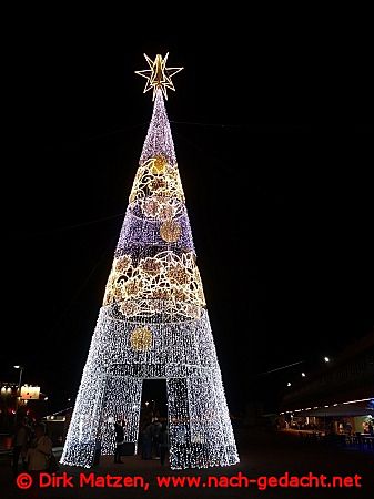 Funchal Weihnachtsbeleuchtung, Praca CR7