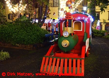 Funchal Weihnachtsbeleuchtung, Weihnachtszug