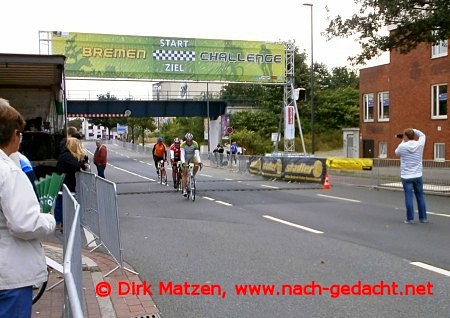 Bremen Challenge, Zieleinfahrt 68km