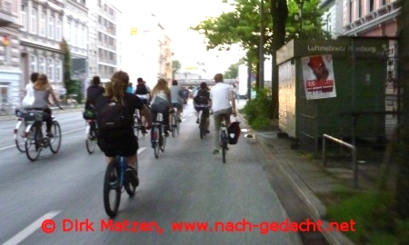 Critical Mass Hamburg Juni 2012, Messstation Hamburger Luftmessnetz