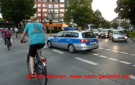 Critical Mass Hamburg Juli 2012, Mundsburg