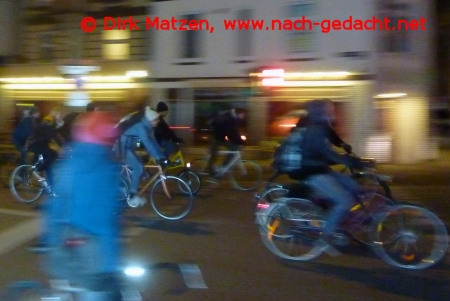 Critical Mass Hamburg Oktober 2012, Radler auf Osterstrae