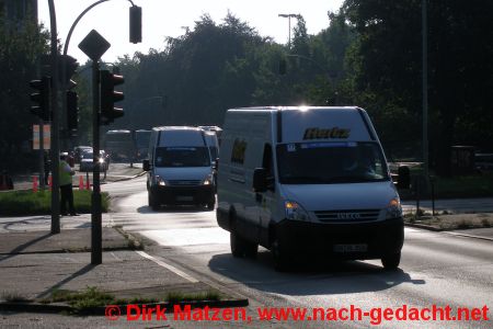 Cyclassics 2009, Besenwagen-Kolonne