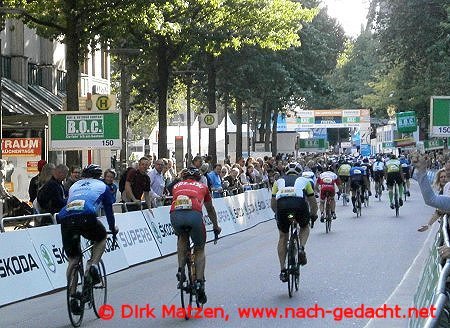 Cyclassics 2015, Zieleinfahrt 55 km