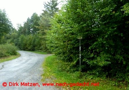 Radweg-Abzweigung bei Mnster