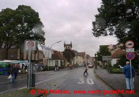 Fahrt ins Zentrum von Warendorf
