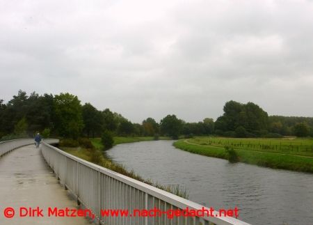 Radweg an der Ems in Warendorf