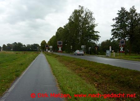Radweg ein Stck hinter Verl