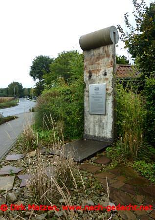 Hövelhof-Riege Mauerdenkmal
